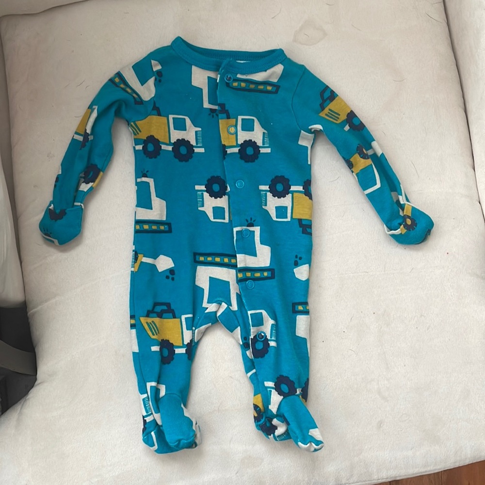 Carters Truck Footie Outfit NB